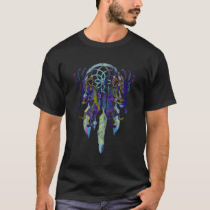 Kokopelli Dreamcatcher Wasserfarben Malerei 1 Fan  T-Shirt