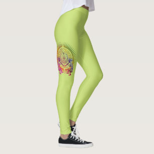 Kokopelli Duo - Mann im Labyrinth - Son 1a Leggings
