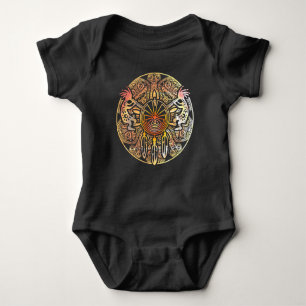 Kokopelli Duo - Mann im Maze - Dreamcatcher 1 Baby Strampler