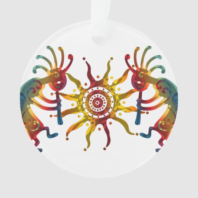 KOKOPELLI DUO SUN + Ihre Ideen Ornament (Vorderseite)
