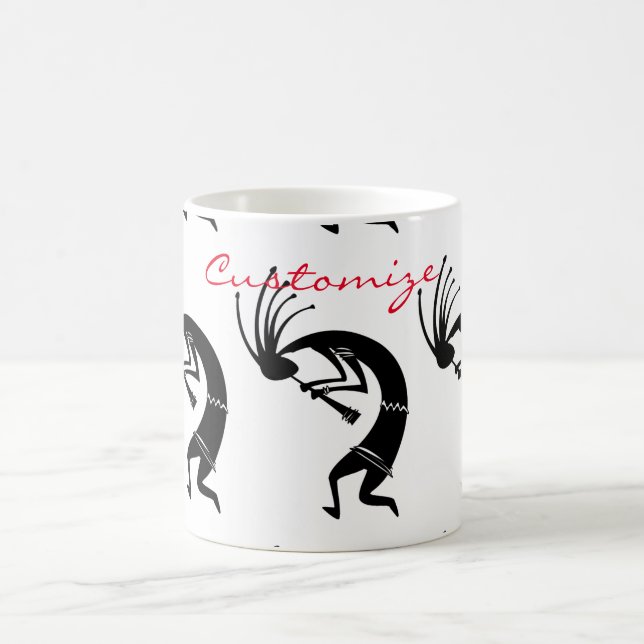Kokopelli Flöte Player Thunder_Cove Kaffeetasse (Mittel)