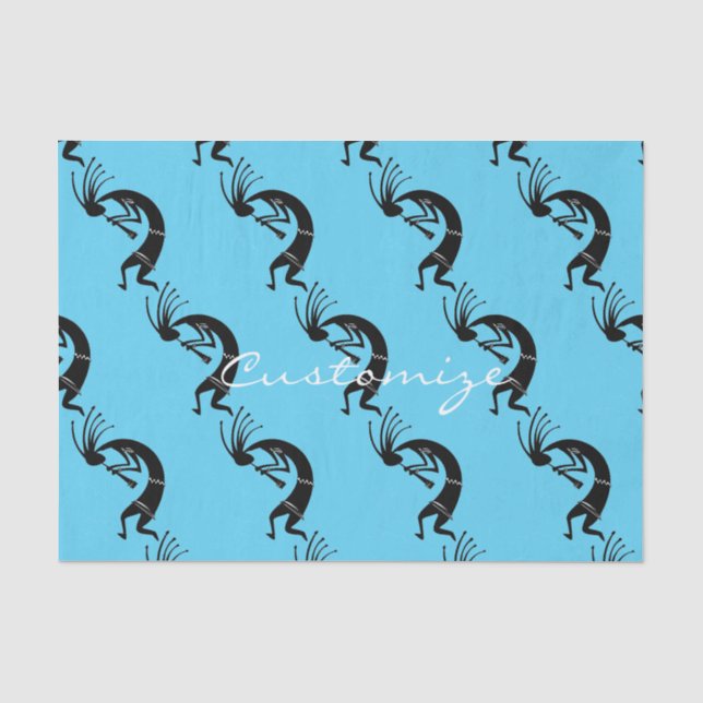 Kokopelli Flöte Player Thunder_Cove Seidenpapier (Vorderseite)