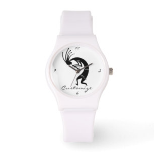 Kokopelli Flötenspieler Thunder_Cove Armbanduhr