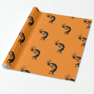 Kokopelli Flötenspieler Thunder_Cove Geschenkpapier