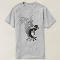 Kokopelli geht abends Mens Gray Basic
