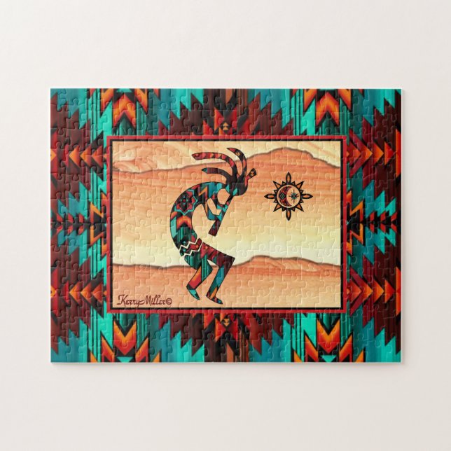 KOKOPELLI JOUER LA FLUTE JIGSAW PUZZLE (Horizontal)