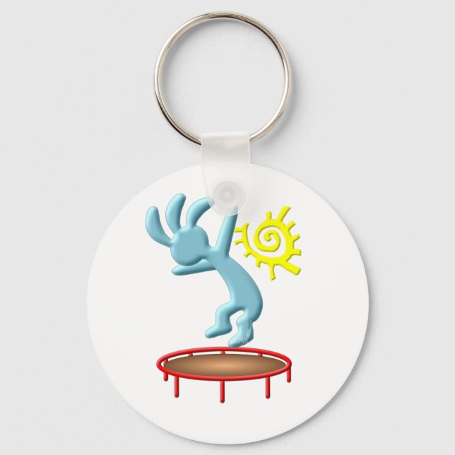 Kokopelli Kids Trampolin Schlüsselanhänger (Vorderseite)