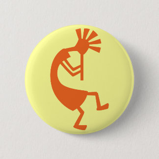 Kokopelli Knopf Button