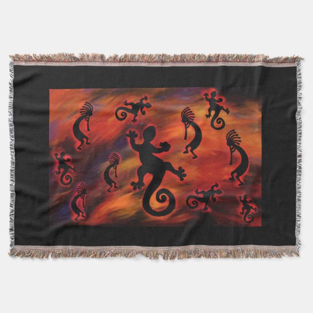 KOKOPELLI-KUNST DECKE (Vorderseite)