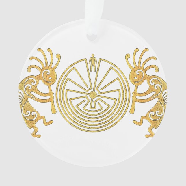 KOKOPELLI / L'HOMME DANS LE MAZE or + vos idées (devant)