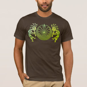 KOKOPELLI / MAN IN MAZE grün + Ihre Ideen T-Shirt
