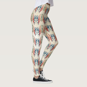 KOKOPELLI/MANN IM LABYRINTH gefärbt + Ihre Ideen Leggings