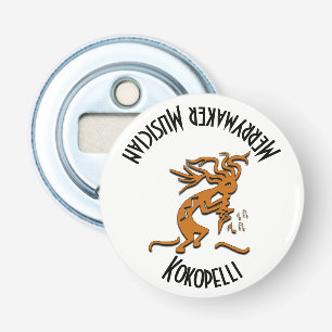 Kokopelli Merrymaker-Musiker, der Tanzen spielt Flaschenöffner