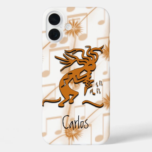 Kokopelli Merrymaker Musiker mit Musikhinweisen title_seo2 (Rückseite)