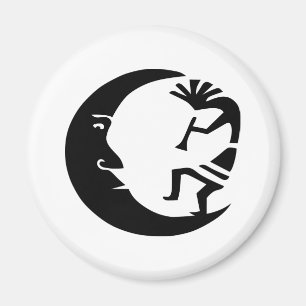 Kokopelli Mond Magnet