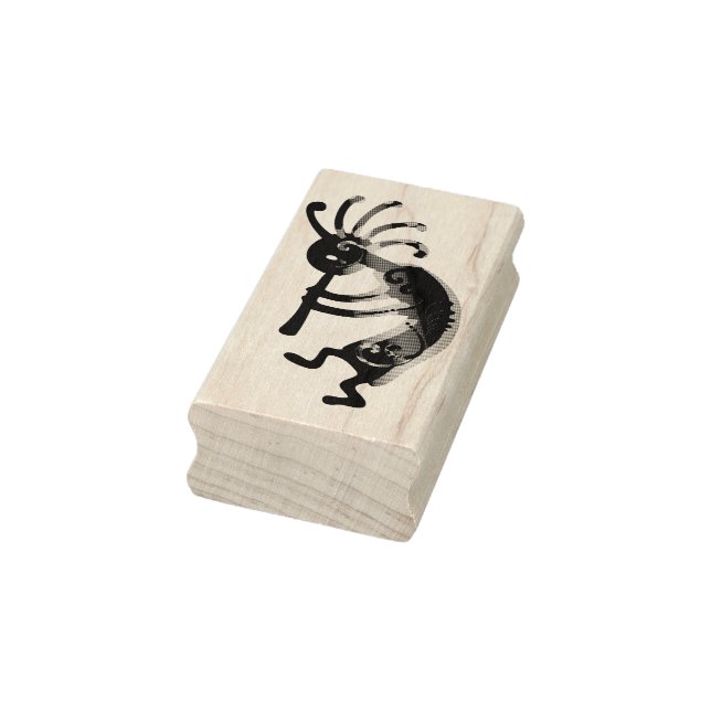 KOKOPELLI Musiker Recht + Ihre Ideen Gummistempel (Stempel)