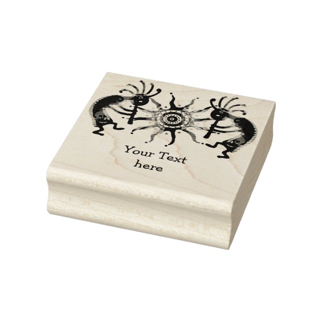 KOKOPELLI Musiker SUN + Ihre Ideen Gummistempel (Stempel)