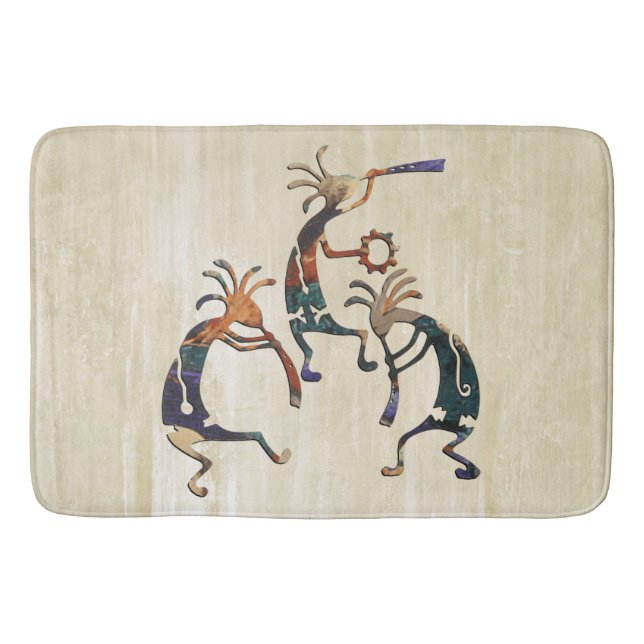 KOKOPELLI Musikertrio + Ihre Ideen Badematte (Vorderseite)