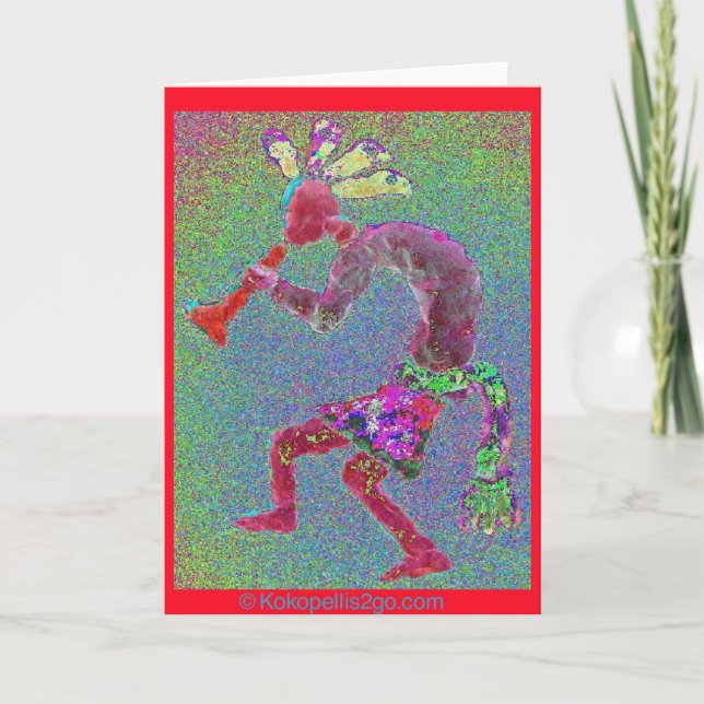 KOKOPELLI MYSTISCHE RED-RED GRENZE KARTE (Vorderseite)