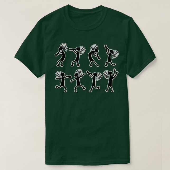 Kokopelli Petroglyph T-Shirt (Design vorne)
