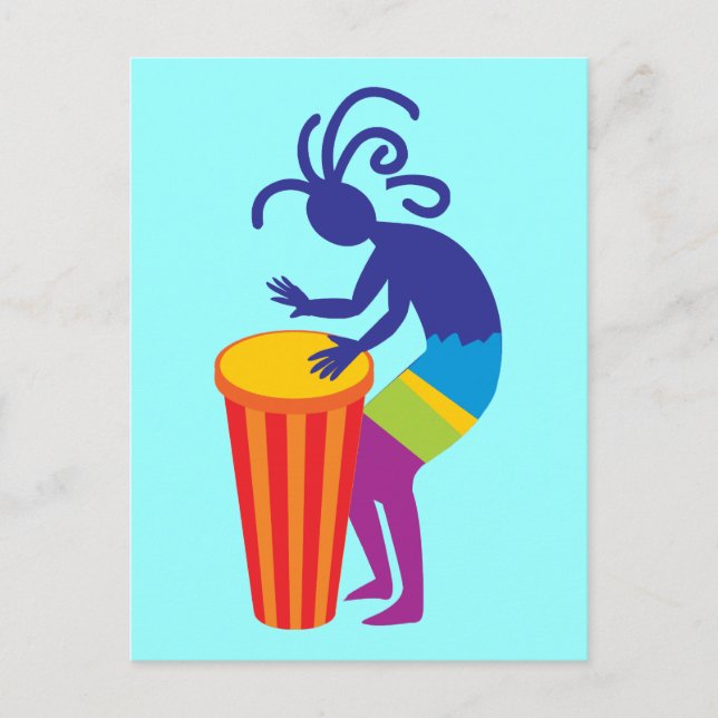 Kokopelli Postcard Postkarte (Vorderseite)