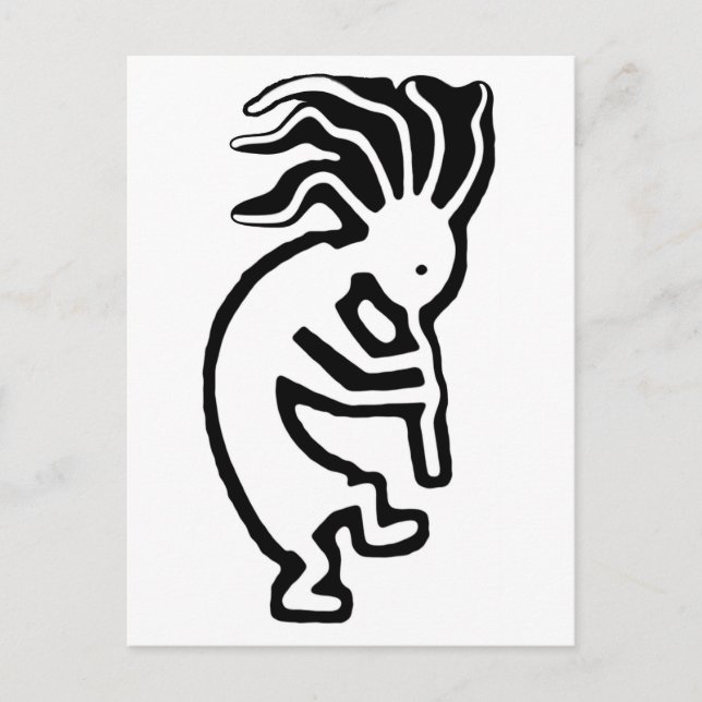 Kokopelli Postkarte (Vorderseite)