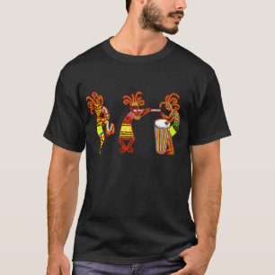 Kokopelli Rock Art: "Koko Reggae Music" T-Shirt