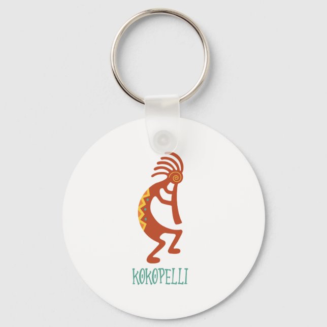 Kokopelli Schlüsselanhänger (Vorderseite)