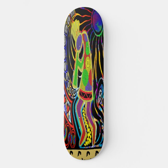 Kokopelli Skateboard (Vorderseite)