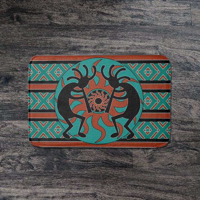 Kokopelli Southwest Design Badematte (Von Creator hochgeladen)