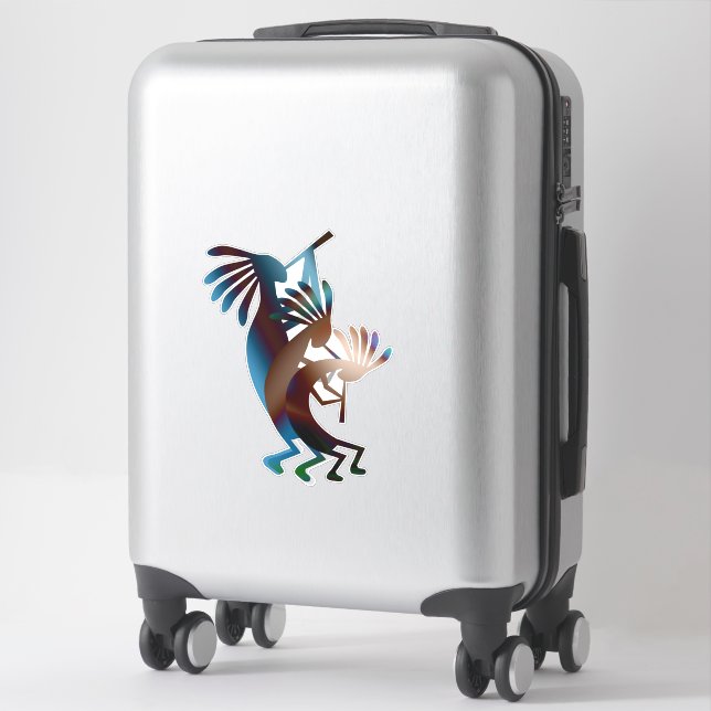 Kokopelli Southwest Music 14" Aufkleber (Koffer)