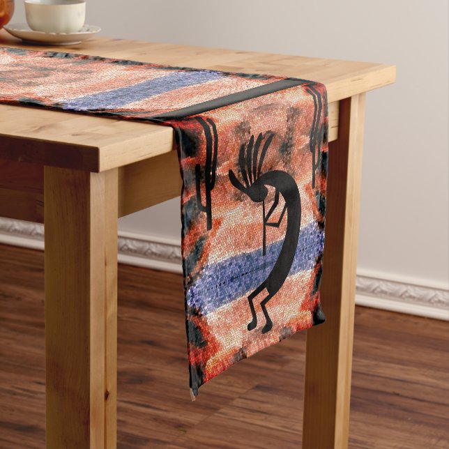 Kokopelli Südwestwüste Landschaft 14 x 72 Kurzer Tischläufer (Beispiel)