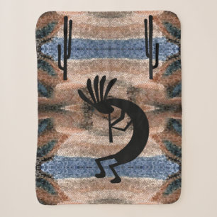 Kokopelli Südwestwüste Mosaik Klein Sherpadecke