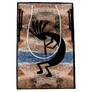 Kokopelli Südwestwüste Mosaik Mittlere Geschenktüte