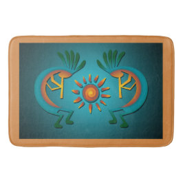 Kokopelli Sun Südwest Türkis Badematte
