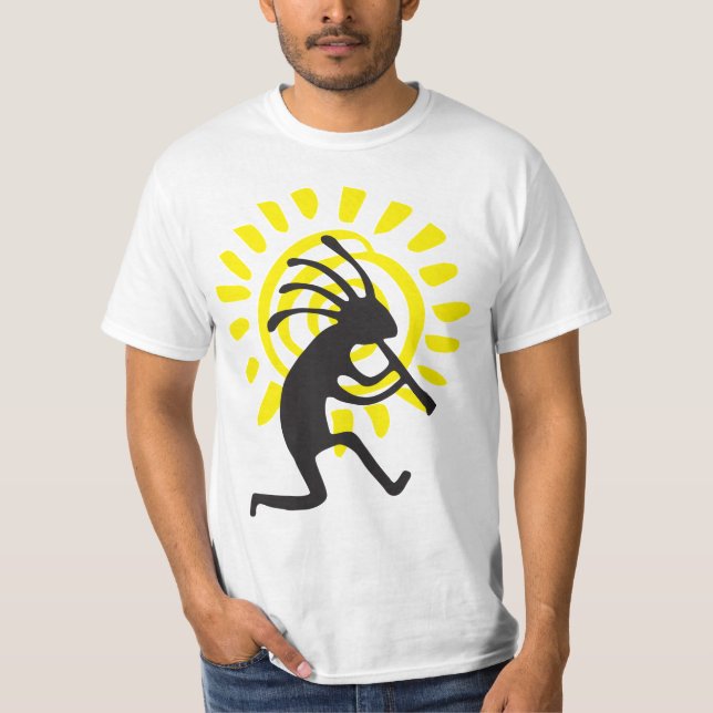 Kokopelli-T - Shirt der Indianer (Vorderseite)