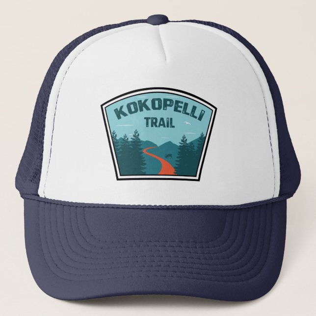 Kokopelli Trail Truckerkappe (Vorderseite)