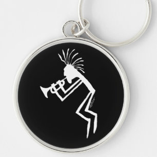 Kokopelli Trompetenspieler Petroglyphe Schlüsselanhänger