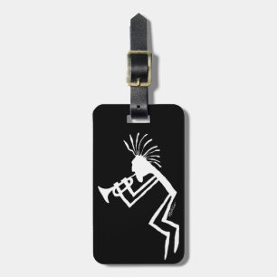 Kokopelli Trompeters-Petroglyphe Gepäckanhänger