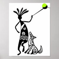 Kokopelli und Hund