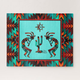 Kokopelli und Kakteen