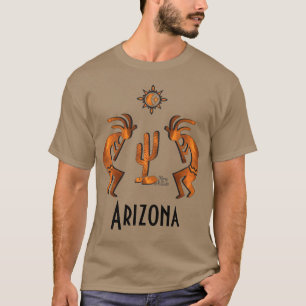Kokopelli und Kakteen T-Shirt