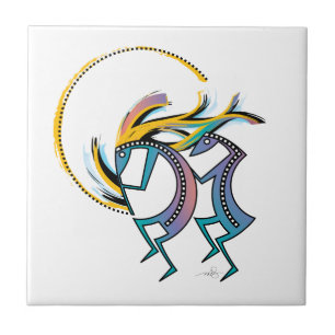 Kokopelli und Kokopelli Mana Fliese
