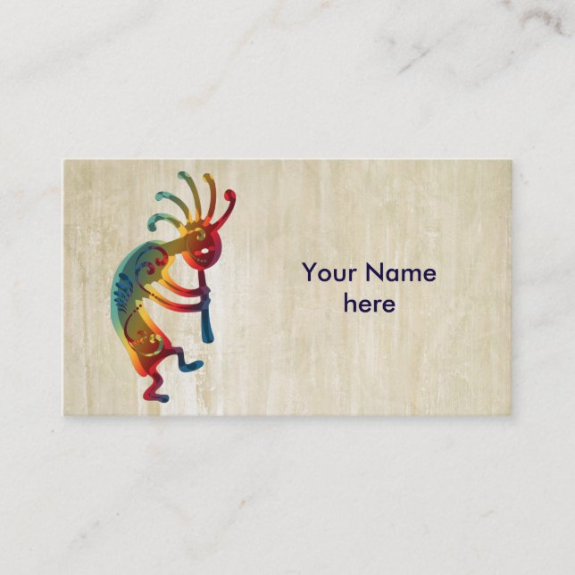 KOKOPELLI Verzierungen + Ihre Ideen Visitenkarte (Vorderseite)