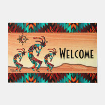 Kokopelli Welcome Doormat