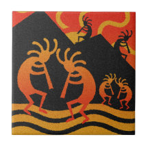 Kokopelli Wüste Sunset Southwest