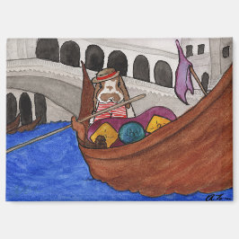 Kokosnuss-Abenteuer: Februar Magnet 3.5"x2.5"