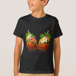 Kokosnuss-BH-Halloween-Kostüm DIY Lustiger Sommer T-Shirt
