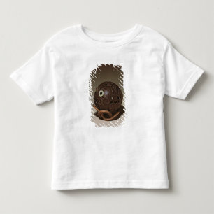 Kokosnuss gemeißelt in ein Gesicht, c.1895 Kleinkind T-shirt