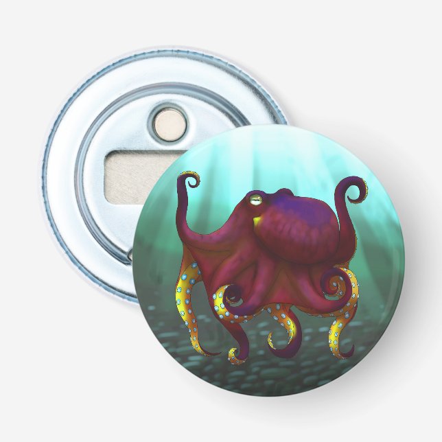 Kokosnuss-Oktopus-Flaschenöffner Flaschenöffner (Vorderseite)
